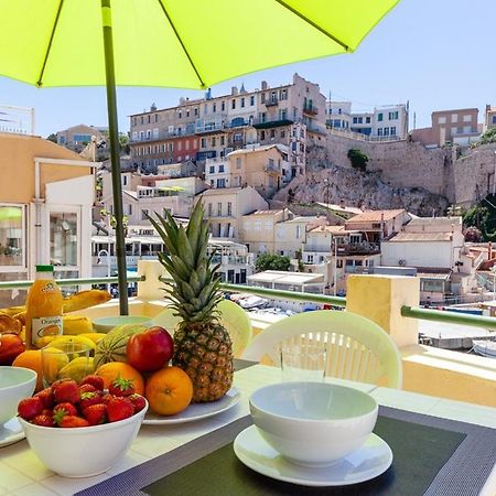 Au Vallon -Terrasse De Reve Au Vallon Des Auffes Apartment Marseille Luaran gambar