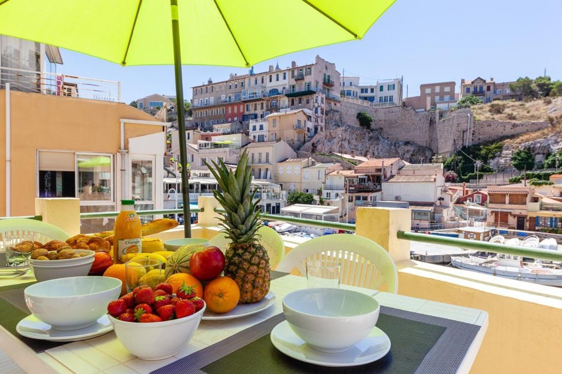 Au Vallon -Terrasse De Reve Au Vallon Des Auffes Apartment Marseille Luaran gambar