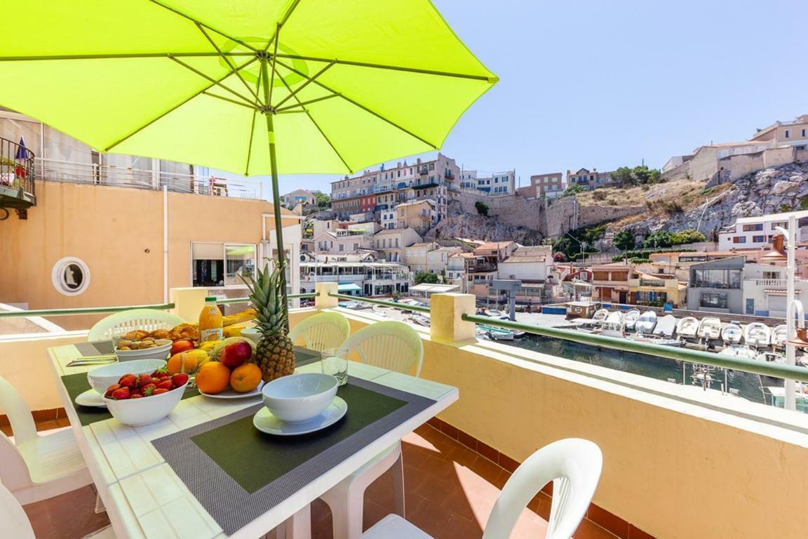 Au Vallon -Terrasse De Reve Au Vallon Des Auffes Apartment Marseille Luaran gambar