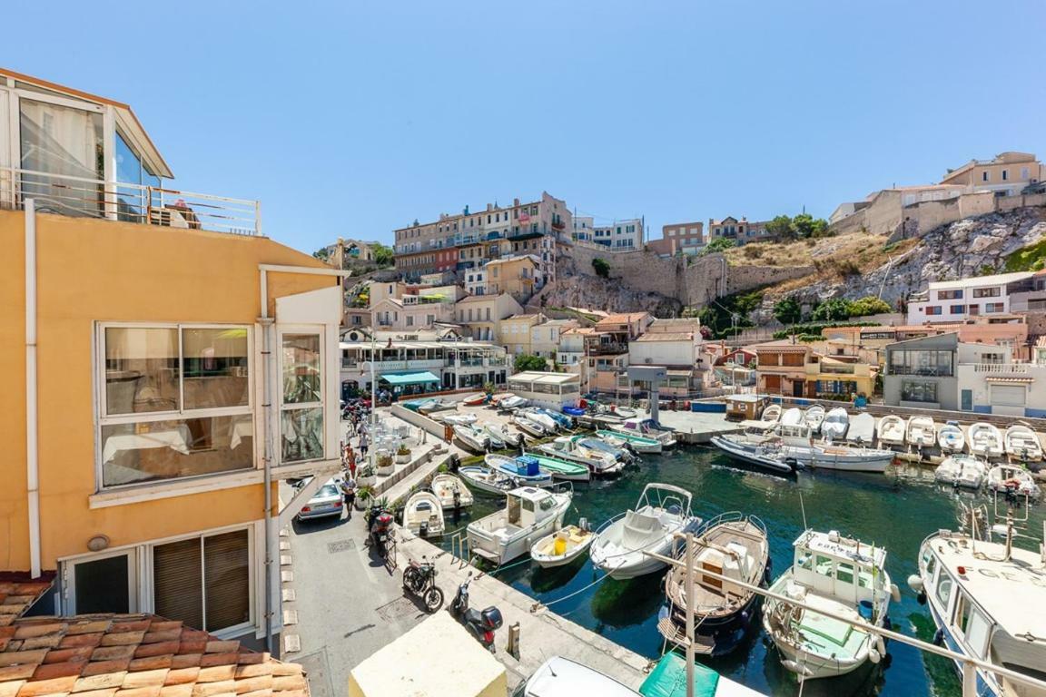 Au Vallon -Terrasse De Reve Au Vallon Des Auffes Apartment Marseille Luaran gambar