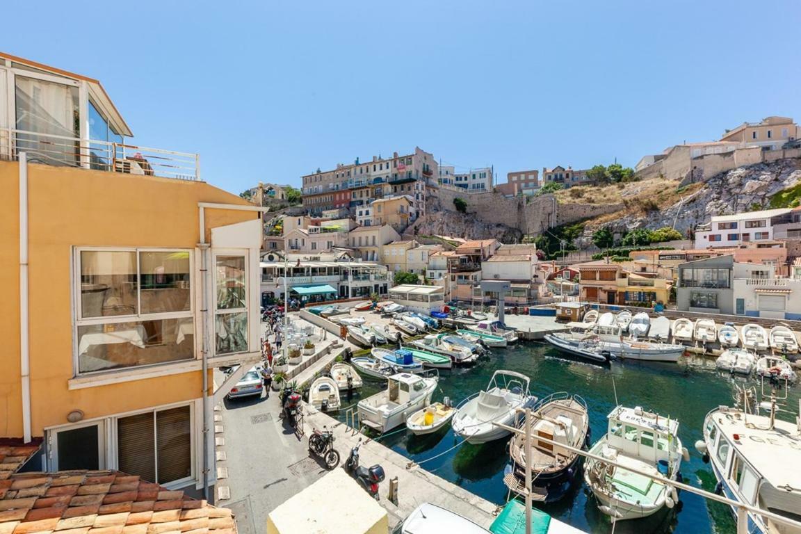 Au Vallon -Terrasse De Reve Au Vallon Des Auffes Marseille Luaran gambar