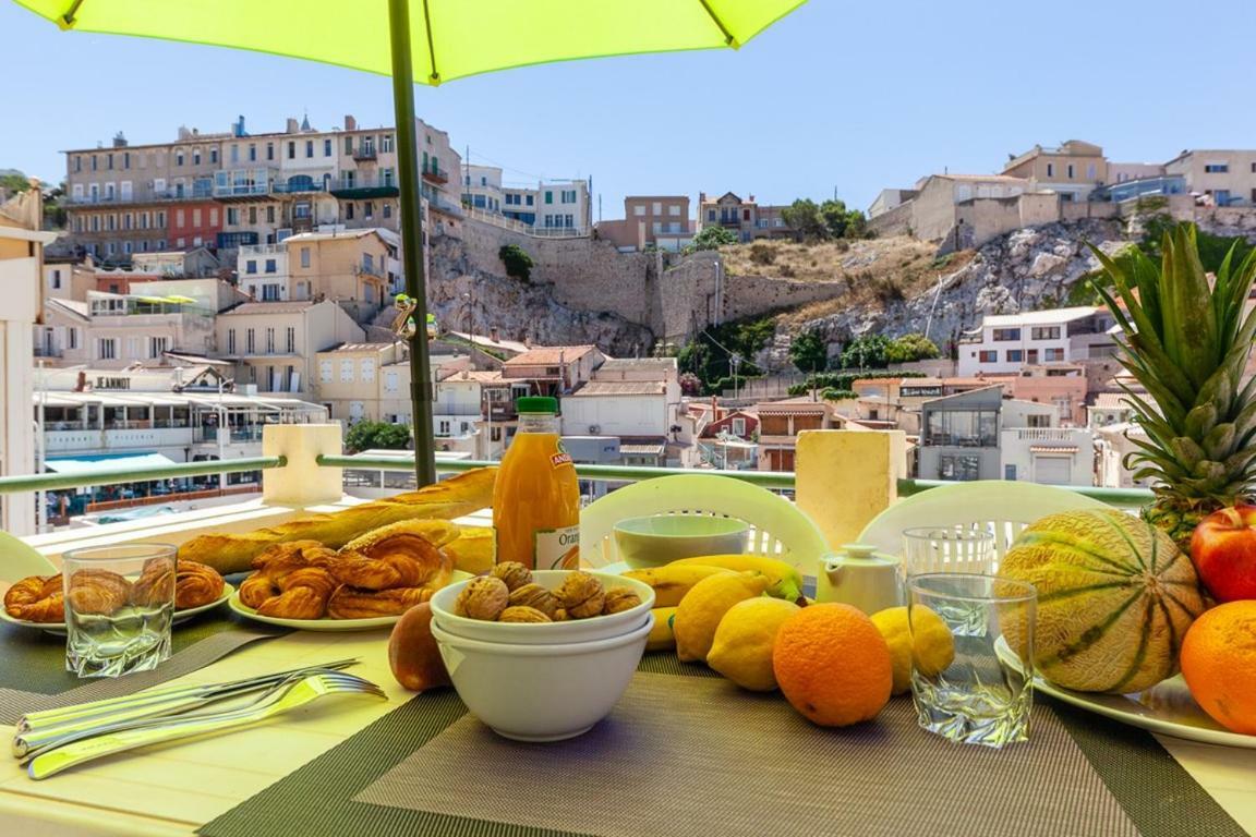 Au Vallon -Terrasse De Reve Au Vallon Des Auffes Marseille Luaran gambar