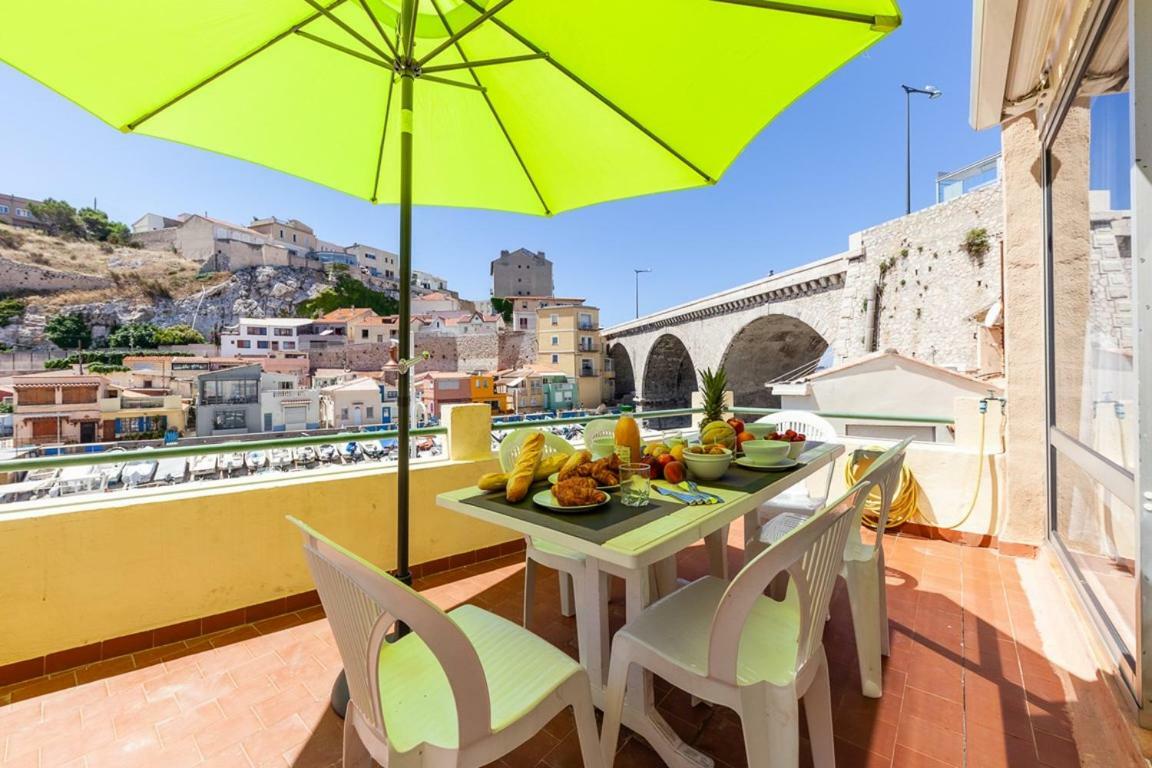 Au Vallon -Terrasse De Reve Au Vallon Des Auffes Apartment Marseille Luaran gambar